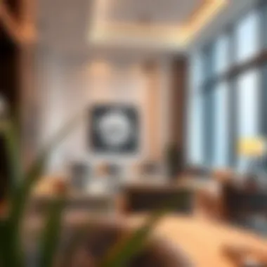 Interior view of a modern apartment in Al Majarah