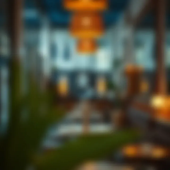 Artistic ambiance of a coffee shop in Alserkal Avenue