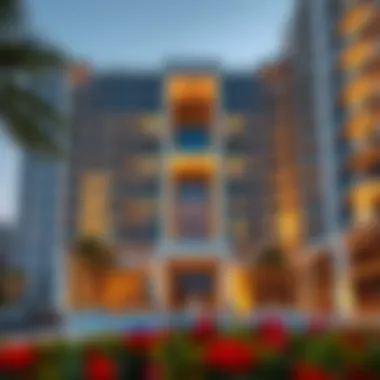 Architectural Marvel of Barcelo Residence Stunning facade of Barcelo Residence showcasing modern architecture