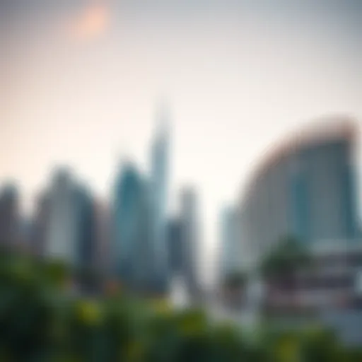 UAE skyline showcasing modern architecture