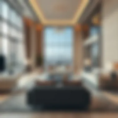 Sophisticated Interior of Elite Residences Tower Luxurious interior design showcasing modern living spaces