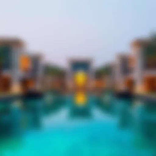 Architectural design of Lagoons by Damac