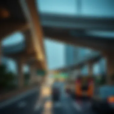 Transportation infrastructure facilitating easy access to the area