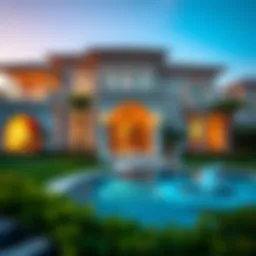 Luxury villa in a prestigious Dubai neighborhood