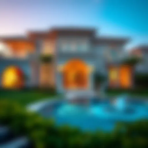 Luxury villa in a prestigious Dubai neighborhood