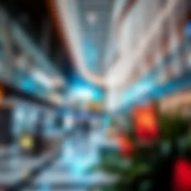 High-end shopping district in Dubai